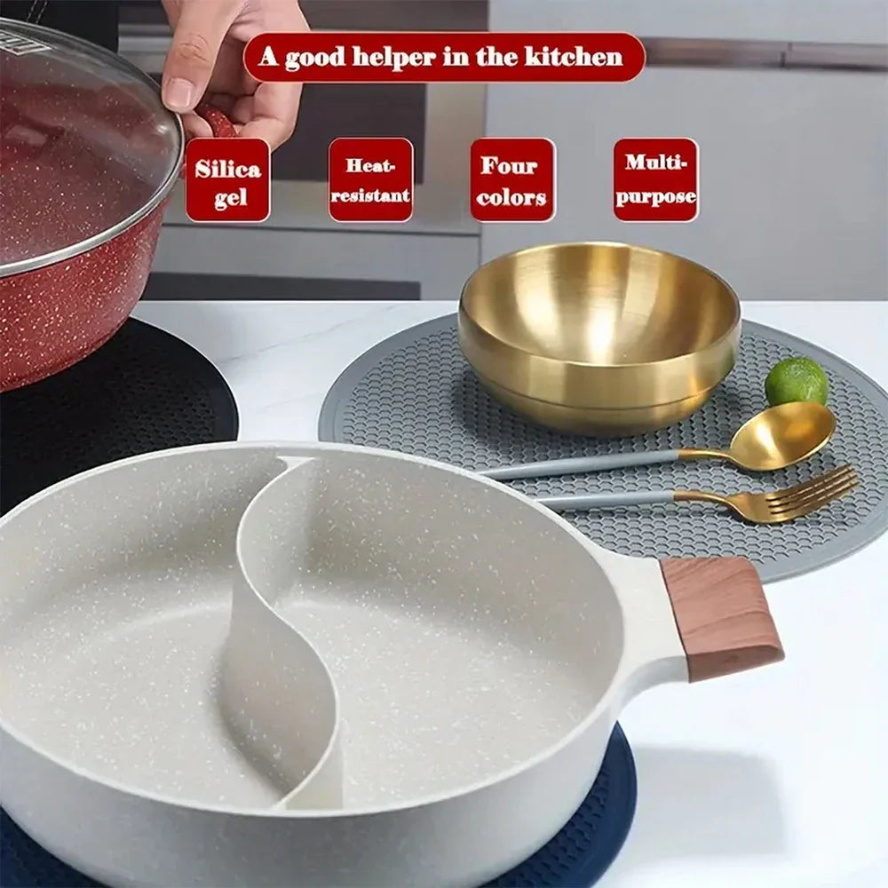 Frendorf | GripMat | Silikon-Untersetzer | Hitzebeständig & Rutschfest | Flexibel und Pflegeleicht