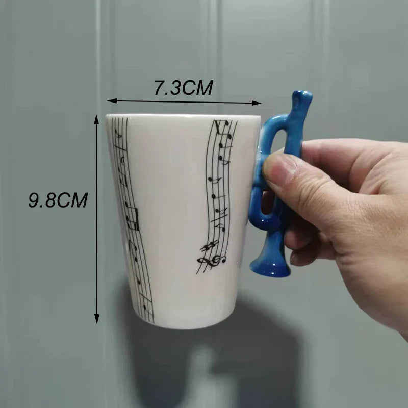 Frendorf | CupBuddy Niedliche Cartoon-Keramiktasse | Kaffeetasse & Milchteebecher | Frühstückstasse als Geschenkidee & Trinkgeschirr