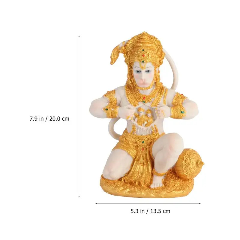 1 Stück Hanuman Buddha Affengott Figurine Südostasiatischer Stil Heimskulptur Lord Hanuman Statue Buddha Figur Ornament