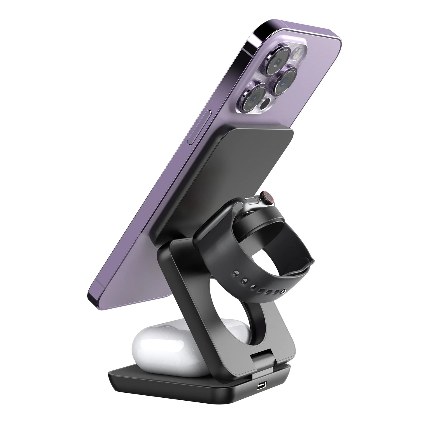 Frendorf | PowerFold Pro – faltbares 3-in-1-Schnellladegerät