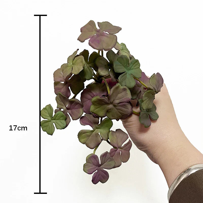 Frendorf | Künstliches Kupfermünzgras – Mini-Kunstpflanzenstrauß für Wohn-, Büro- und Gartendekoration