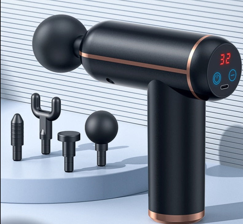 Frendorf | MassageGun Pro - Beste Massagepistole mit 4 Aufsätzen und anpassbarer Intensität