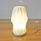 Französische Creme Stil 3D Schreibtischlampe Ins Internet Rot Plissierte Schlafzimmer Nachttischlampe Studien Café Karte Sitz Atmosphärenlampe
