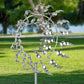Windmühle Spinner | Einzigartiges windbetriebenes Gartendekor aus Metall