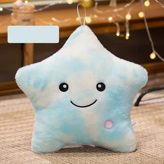 LED Stern Plüschlicht - Weiches Leuchtsternkissenpuppe, Stofftier für Kinder & Wohnkultur, Perfektes Geburtstagsgeschenk