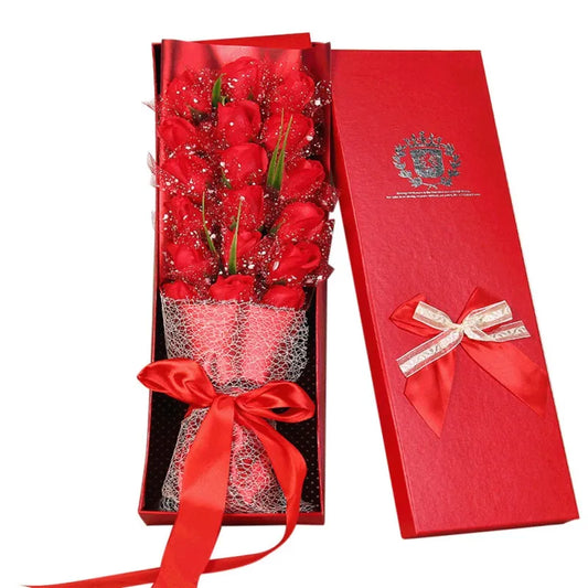 Frendorf | 1 Stück handgemäßer Rosen-Seifen-Blumenstrauß