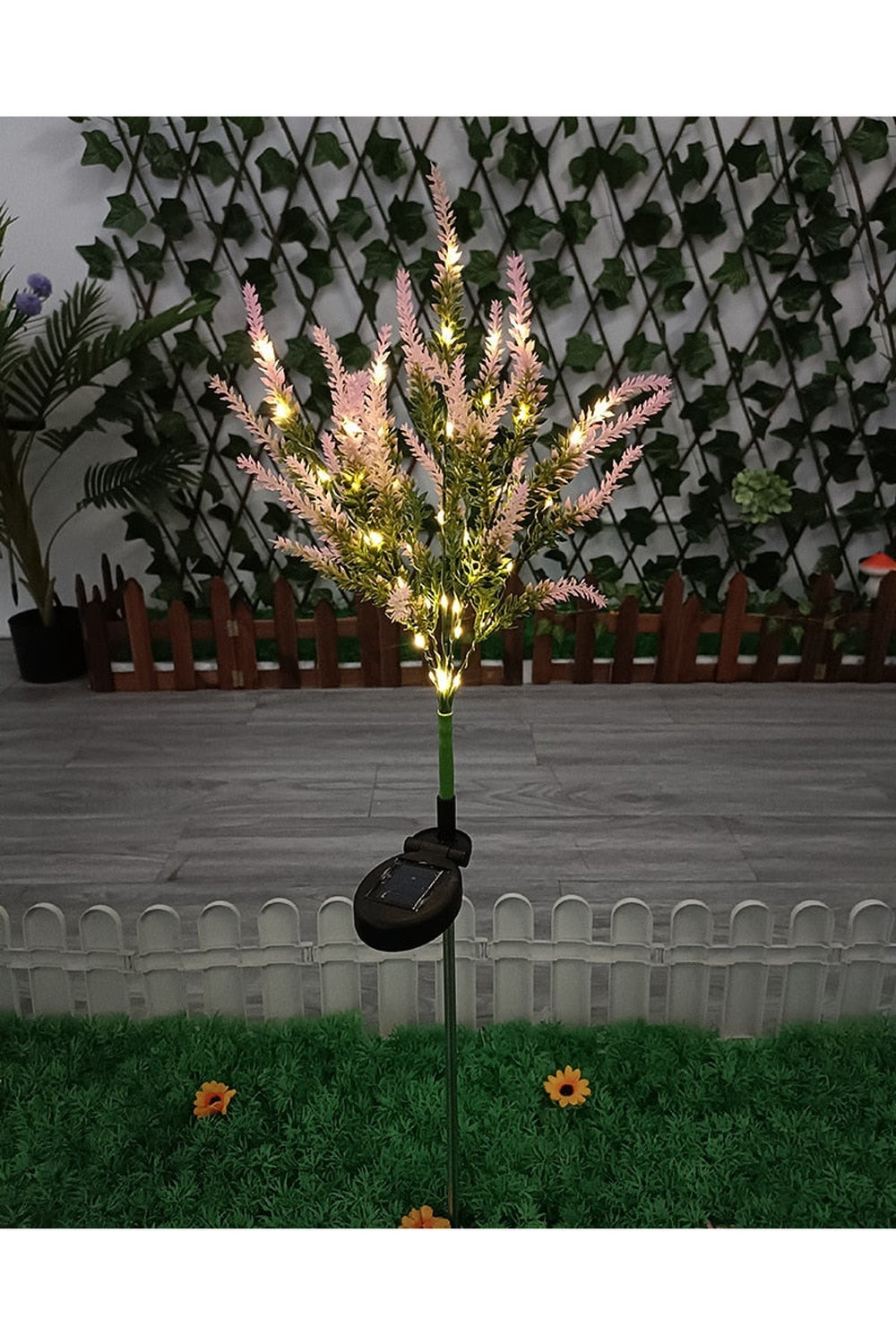 Pfad Solar Blumen Gartenlichter