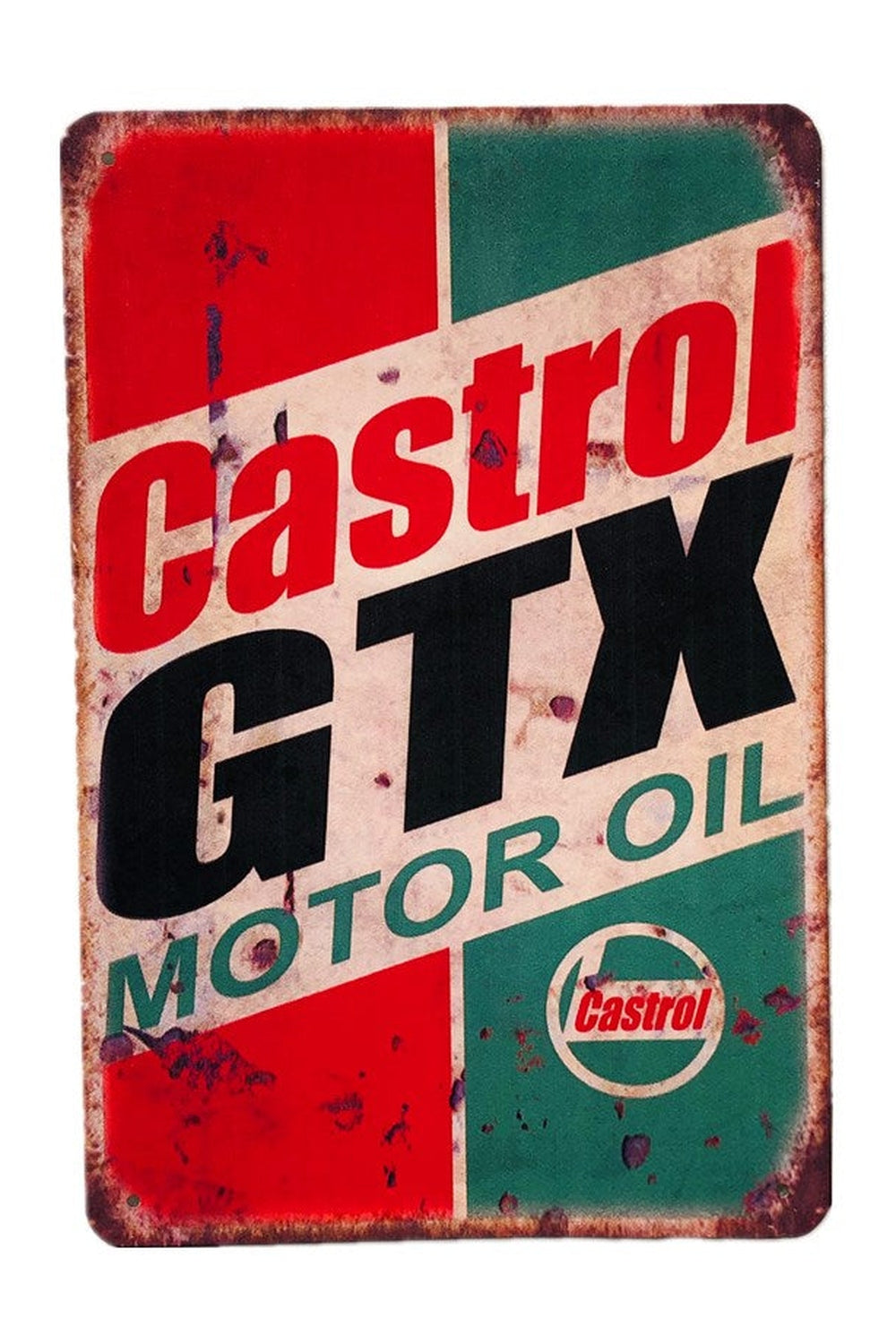 Retro Auto Service Metallposter
