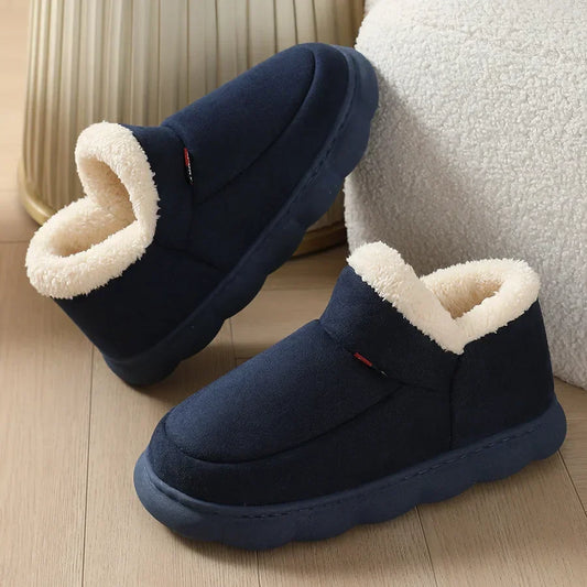 Frendorf | Winter Warme Dicke Pantoffeln | Komfortable Indoor Hausschuhe