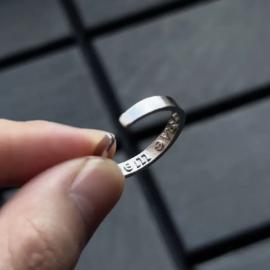 Frendorf | Ich bin in Ordnung, rette mich, verstellbarer Paar-Ring