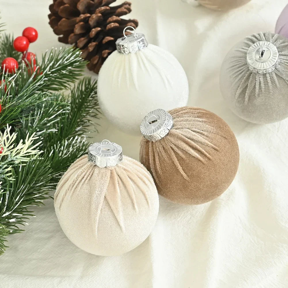 Frendorf | 15 Stück Samt Weihnachtskugeln