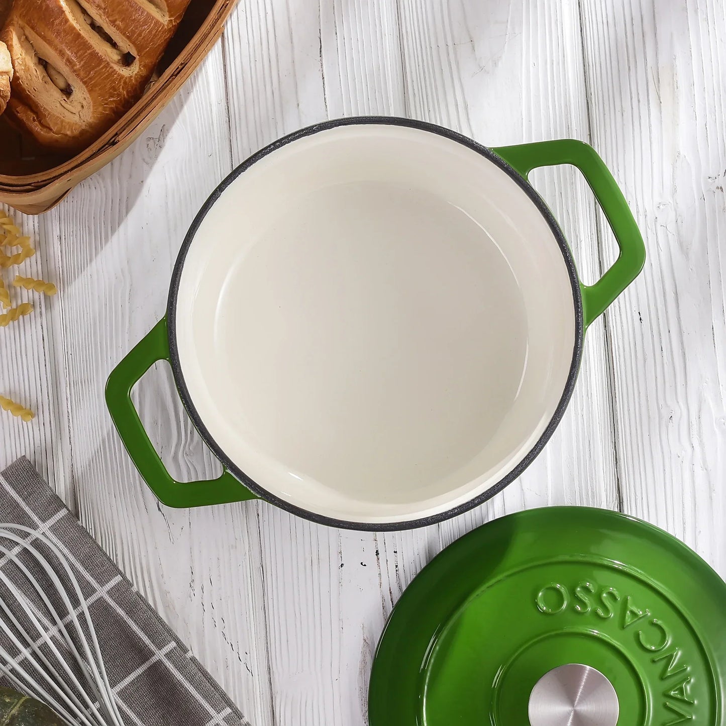 Frendorf | 4L Gusseisen Suppentopf mit Deckel