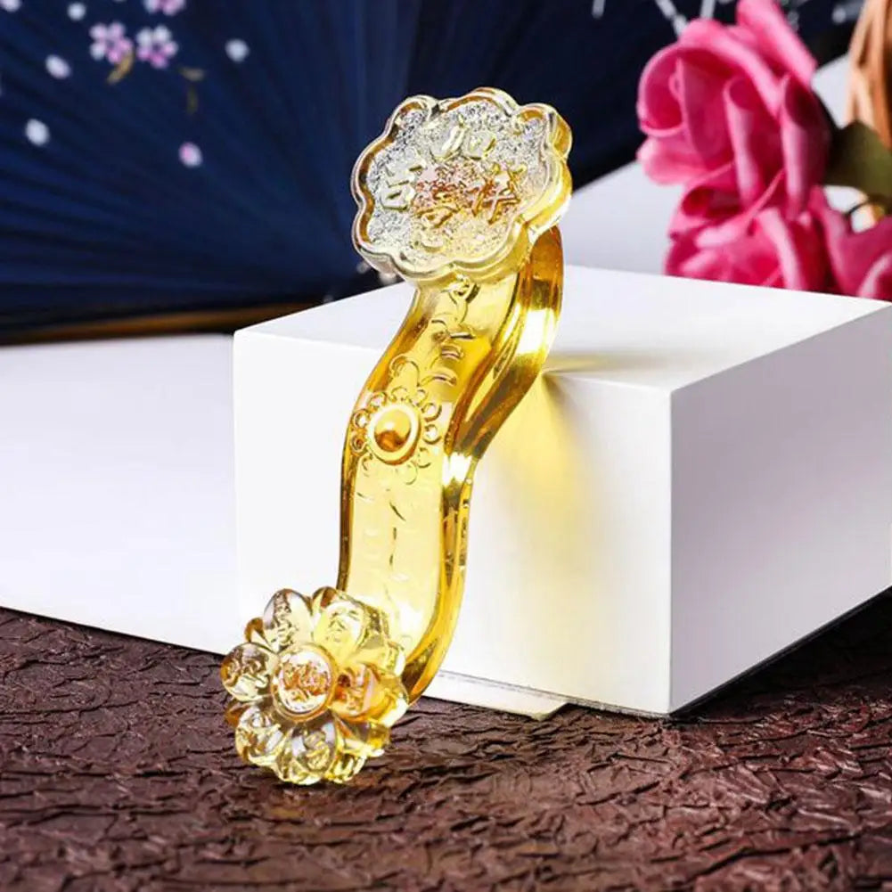 Feng Shui Chinese Glück Geld Kristall Ingot Wohlstand Ornament Haus Büro Tisch Dekoration Tischdeko