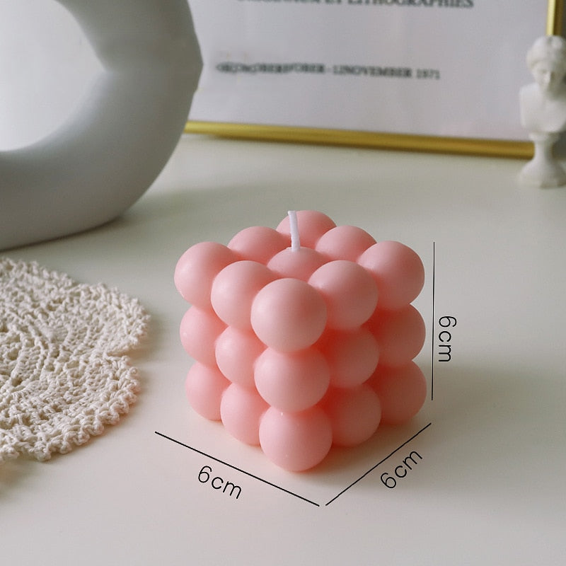Frendorf | Elegante BubbleGlow Kerze Schaffen Sie eine gemütliche Atmosphäre in Ihrem Zuhause