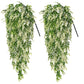 Frendorf | 2PCS Künstliche Schleierkrautblumen & Efeuranke – Faux Lavendel Hängende Pflanzen für Hochzeit, Garten und Wohnkultur
