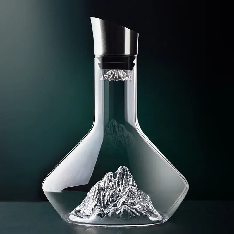1500ml Iceberg Dekanter Kreatives Bleifreies Kristallmaterial Luxus Hochwertige Wohn-Rotwein Weine Verteiler Dekanter Weinkrug