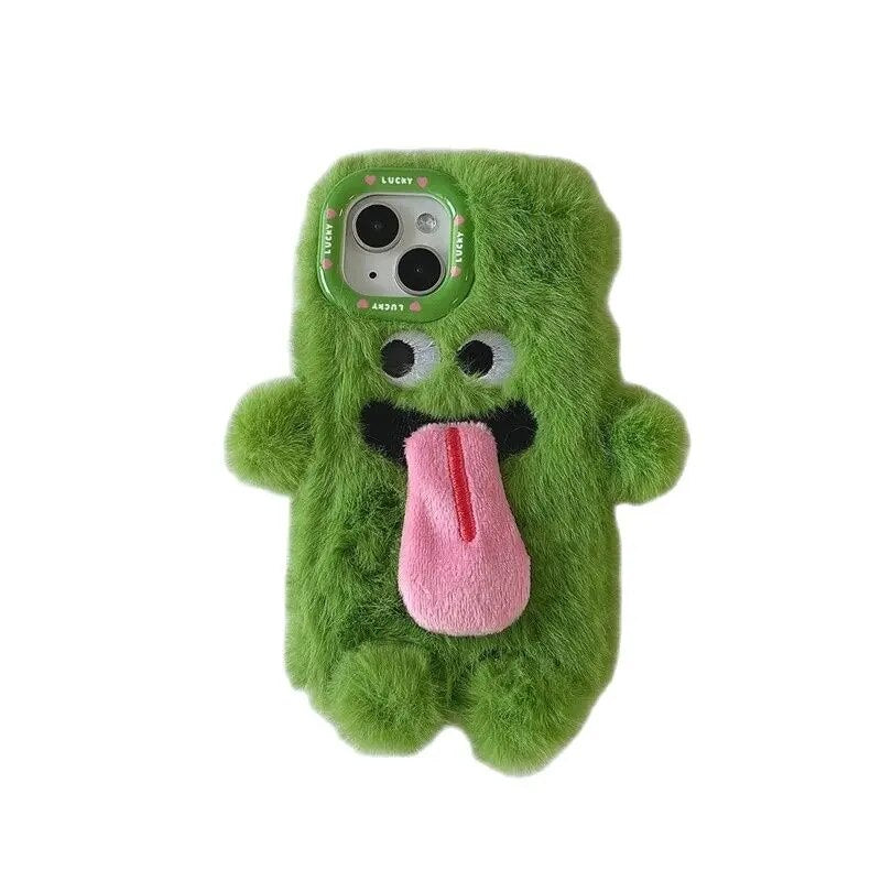 Frendorf | Verspielt Paar Plüsch Monster iPhone Hülle