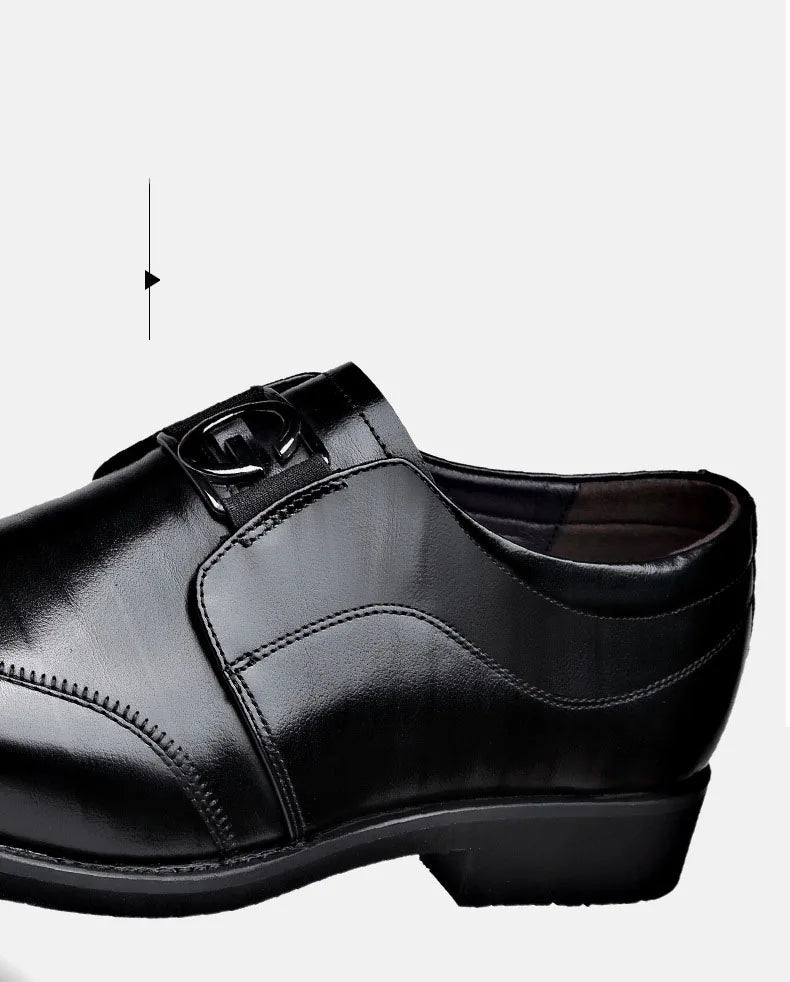 Frendorf | Herren Leder Schuhe Stilvolle Herren Schuhe Spitz Oxford Hochzeit Leder Herren Dress Schuhe Gentleman Büro Mann Schuh