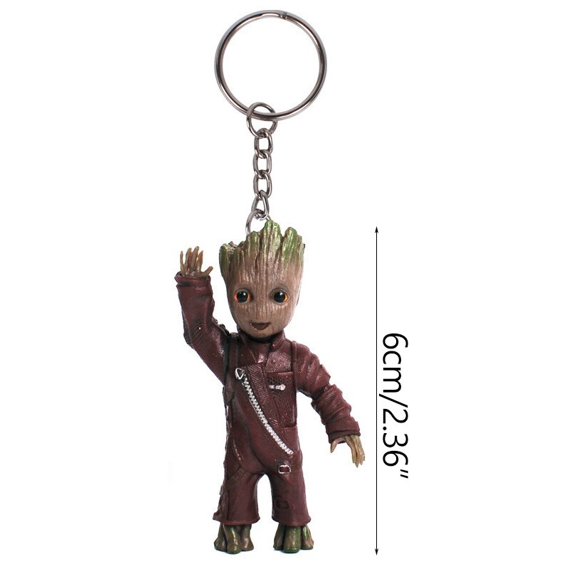 Cartoon Groot Miniaturfigur: Verspielte Bürodekoration
