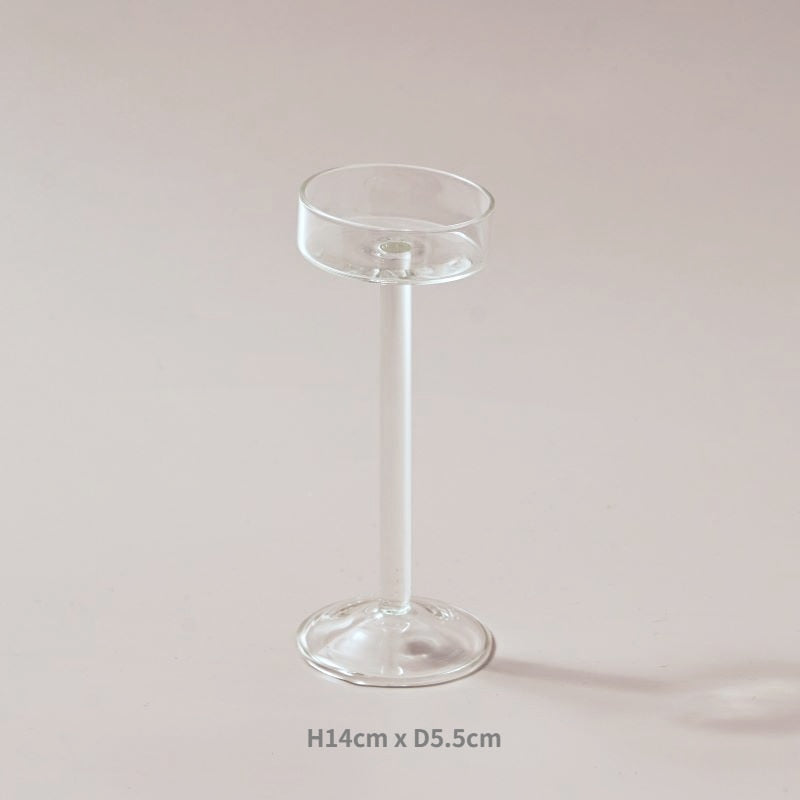 Glas Teelicht Halter Set Teelicht Halter Wohnkultur Hochzeits Tischdecken Kristall Halter Esstisch Dekoration