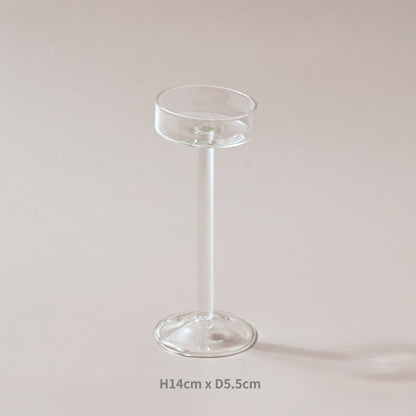 Glas Teelicht Halter Set Teelicht Halter Wohnkultur Hochzeits Tischdecken Kristall Halter Esstisch Dekoration