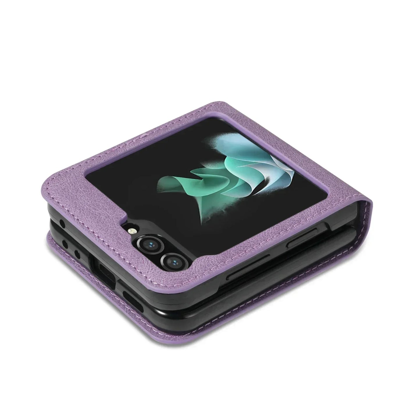 Frendorf | Lederne Geldbörsenhülle für Samsung Galaxy Z Flip Serie