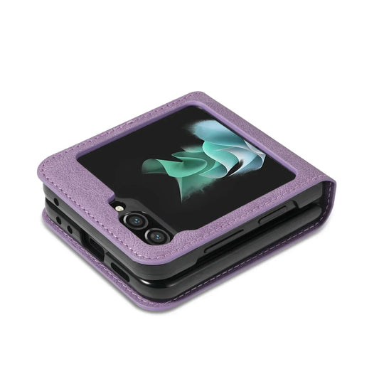 Frendorf | Lederne Geldbörsenhülle für Samsung Galaxy Z Flip Serie