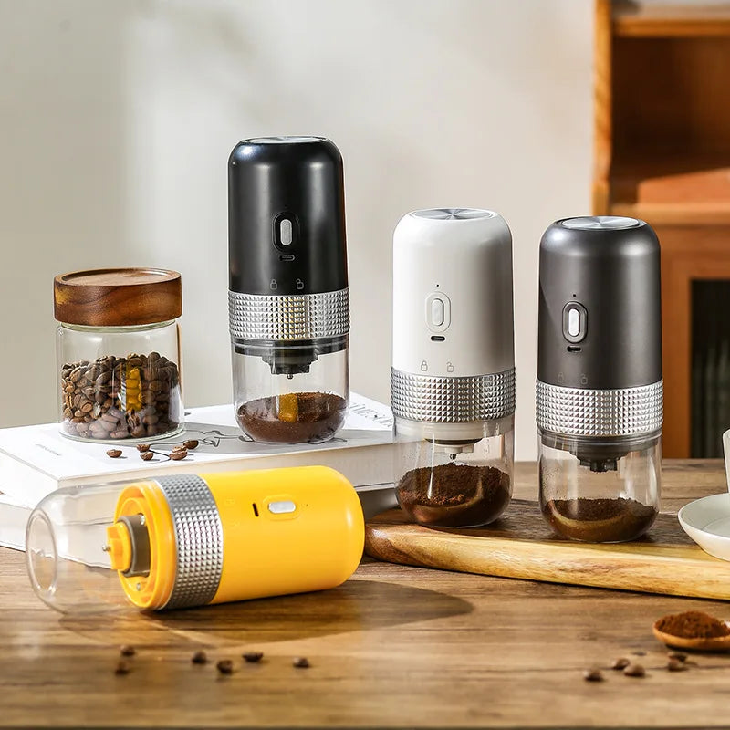 Elektrische Kaffeemühle Typ C USB Ladung Professionelle Keramik Mahlkern Kaffeebohnen Mühle Tragbare Kaffeemaschine Zubehör