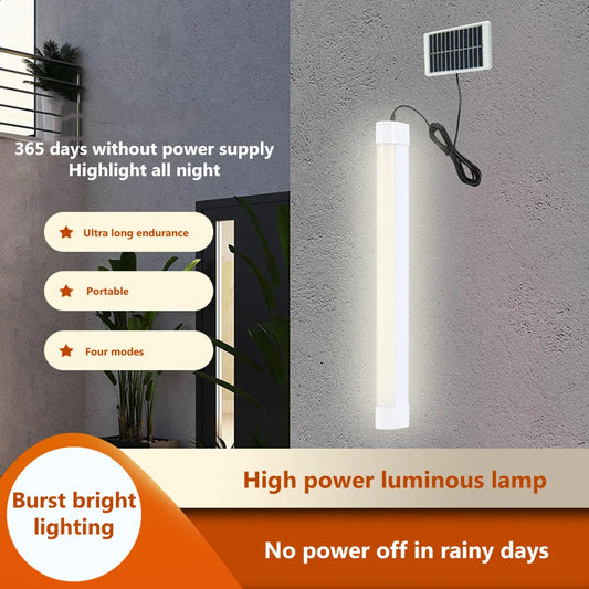 Frendorf | BeamMate | LED-Notfalllampe | Solar & USB Ladefunktion | 4 Lichtmodi | Magnet & Haken