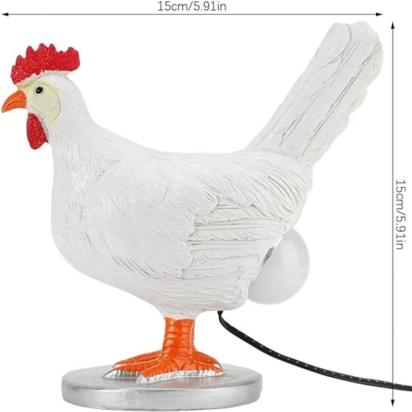 Bauernhaus Huhn Tischlampe