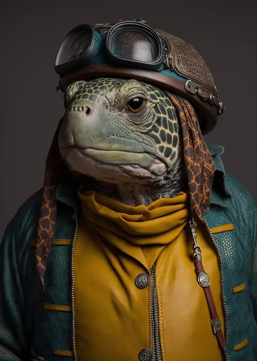Lustige Tier-Aviator-Poster-Drucke Löwe Tiger Elefant Reh Flugzeug Pilot Leinwandmalerei Wandkunst Für Wohnzimmer Wohnkultur