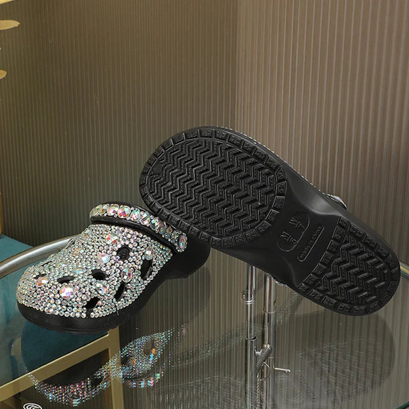 Frendorf | Kristall Sommer-Slipper für Damen
