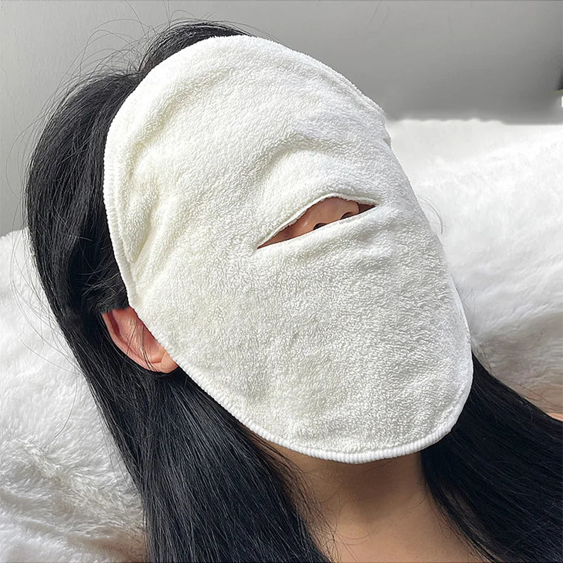 Baumwolle Heiße Kompressen Handtuch - Hautpflege Maske für sauberes, dampfendes Gesicht und geöffnete Poren - Schönheitsgesichtspflegewerkzeug