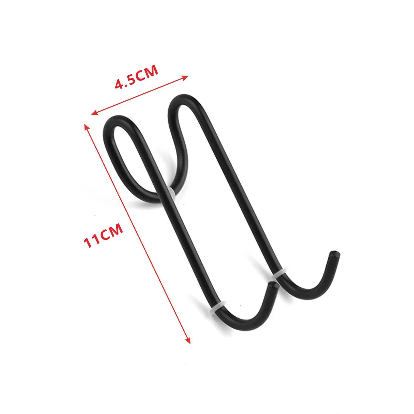 304 Edelstahl Glastür Duschhaken - Handtuchhalter Haken für Küche und Bad - Bohrfreier Haken (1/2 Stk)