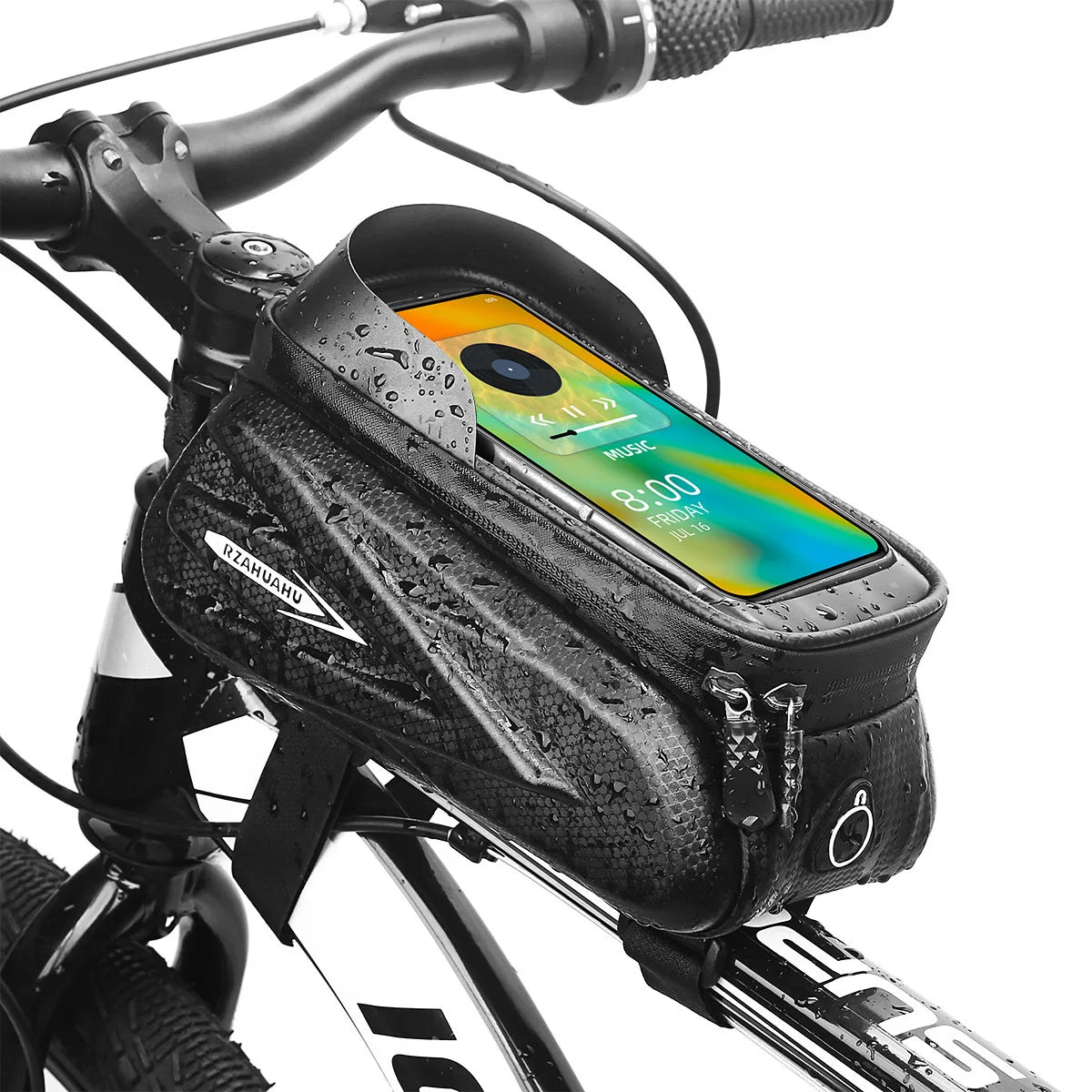 Frendorf | Waterproof Bike Saddle Bag – Wasserdichter Fahrradsattelbeutel mit Touchscreen & Handyfach