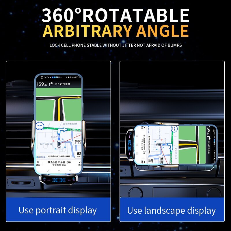 Frendorf | Automatische magnetische drahtlose Ladeauto-Handyhalterung