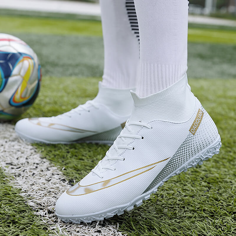 Frendorf | Turf Fußballschuhe Hohe Knöchel Futsal Männer Ag Tf Outdoor Atmungsaktive Fußball Stiefel Rutschfeste Trainer