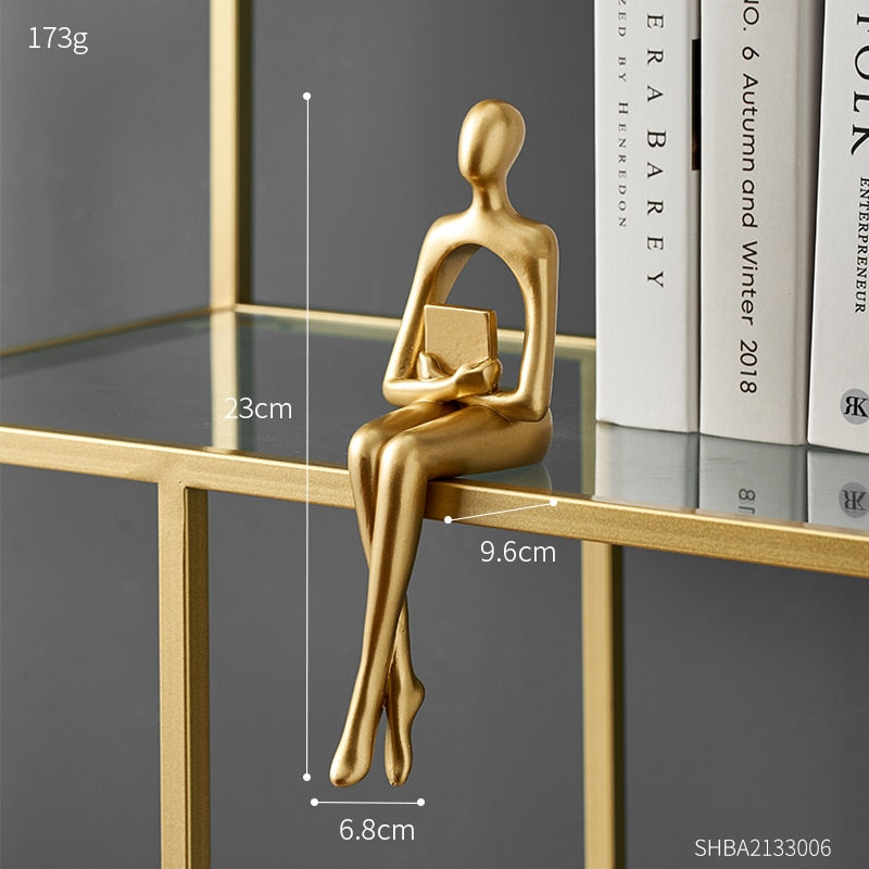 Moderne Figurinen Abstrakte Wohnkultur Skulptur