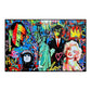 Modern Pop Wall Art Street Graffiti Bus Car Charles Chaplin HD Canvas Nordic Poster Print Home Bedroom Living Room Decoration