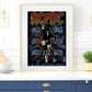 Band-ACDC-AC-DC Poster Zuhause Raum Dekoration Wohnzimmer Schlafzimmer Ästhetik Kunst Wandmalerei Aufkleber