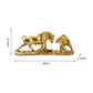 Exquisite Bear and Bull Statue Collection Resin Figurine Ornament Animal Sculpture for Desktop Shelf Bookcase Shelves Decoration