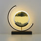 Frendorf | SandGlow Dynamic Quicksand Tischleuchte | Beruhigende Sandlandschaft | Dekorative LED Nachttischlampe