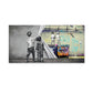 Nordic Minimalist Wall Art Bank Graffiti Funny Two Kids HD Canvas Poster Print Home Bedroom Living Room Decoration Gifts