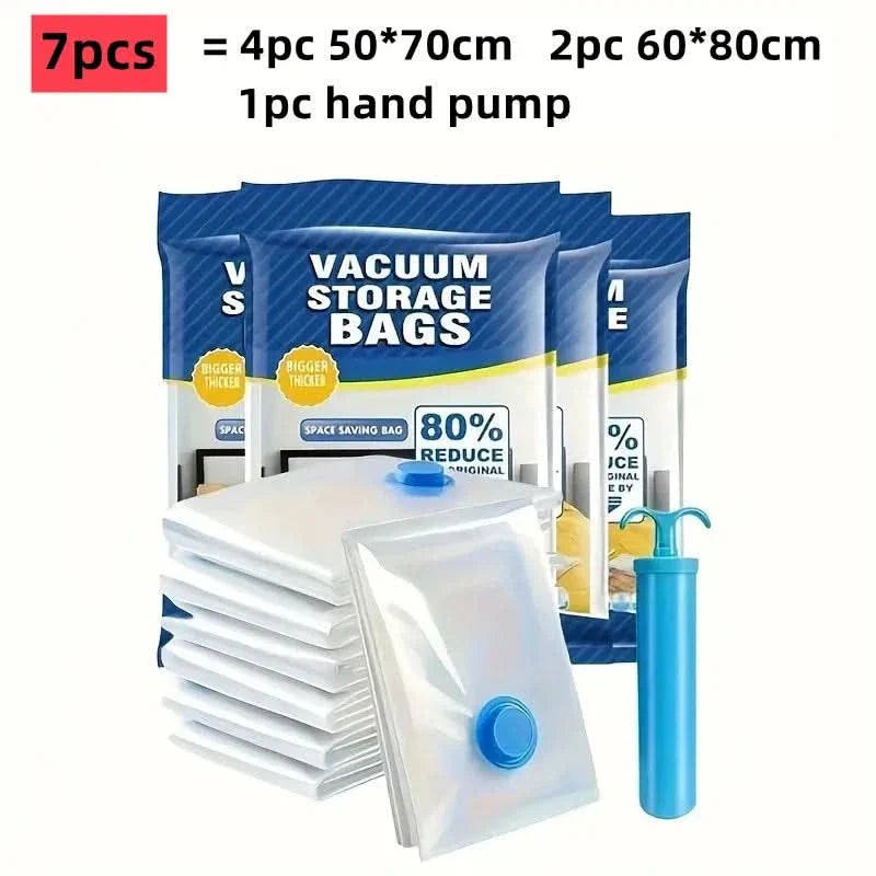 Frendorf | STORAGEPRO VACUUM BAGS – Vakuum-Kompressionstaschen für platzsparende Aufbewahrung von Kleidung & Bettwäsche