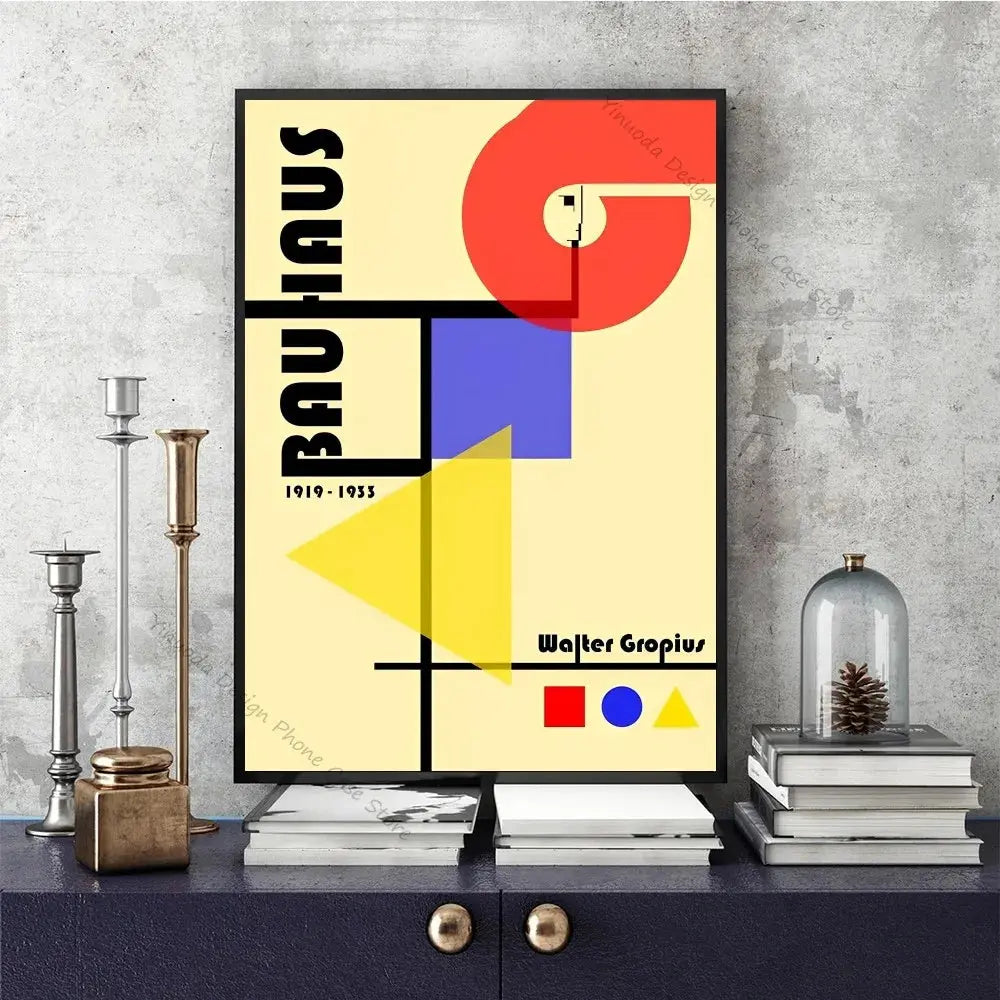 Frendorf | Bauhaus Poster: Erheben Sie Ihre Dekoration mit moderner abstrakter Kunst
