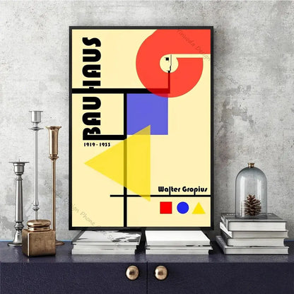 Frendorf | Bauhaus Poster: Erheben Sie Ihre Dekoration mit moderner abstrakter Kunst