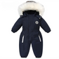 Frendorf Baby-Winteroverall Mila | 3-lagig, Wasserdicht und Gefüttert für maximalen Kälteschutz (75-115cm)