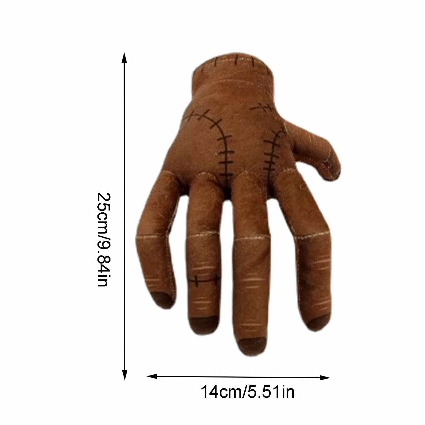 Halloween Dekoration Prop Spielzeug von Wednesday Addams und Thing Hand für Zuhause