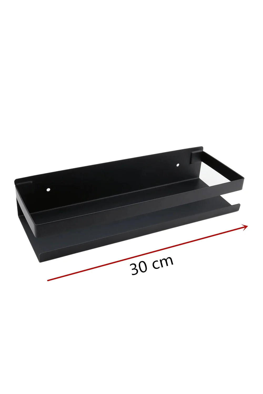 Moderne schwarze schwebende Regale