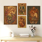 Art Nouveau Kraftpapier Poster Vintage Zuhause Zimmer Bar Café Dekor Ästhetische Kunst Wandgemälde